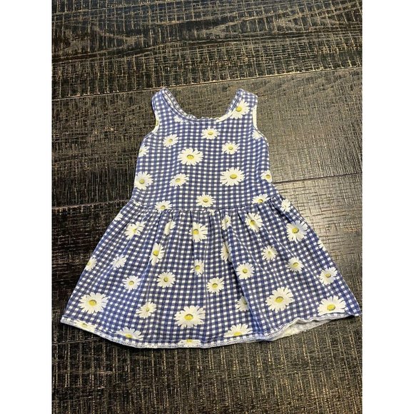 Gerber Infant Baby Girl 24 Months Floral Blue Gingham Daisy Dress Co - Picture 11 of 11